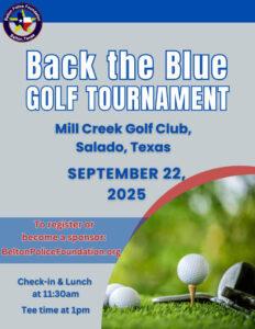 Back the Blue Golf Tournament